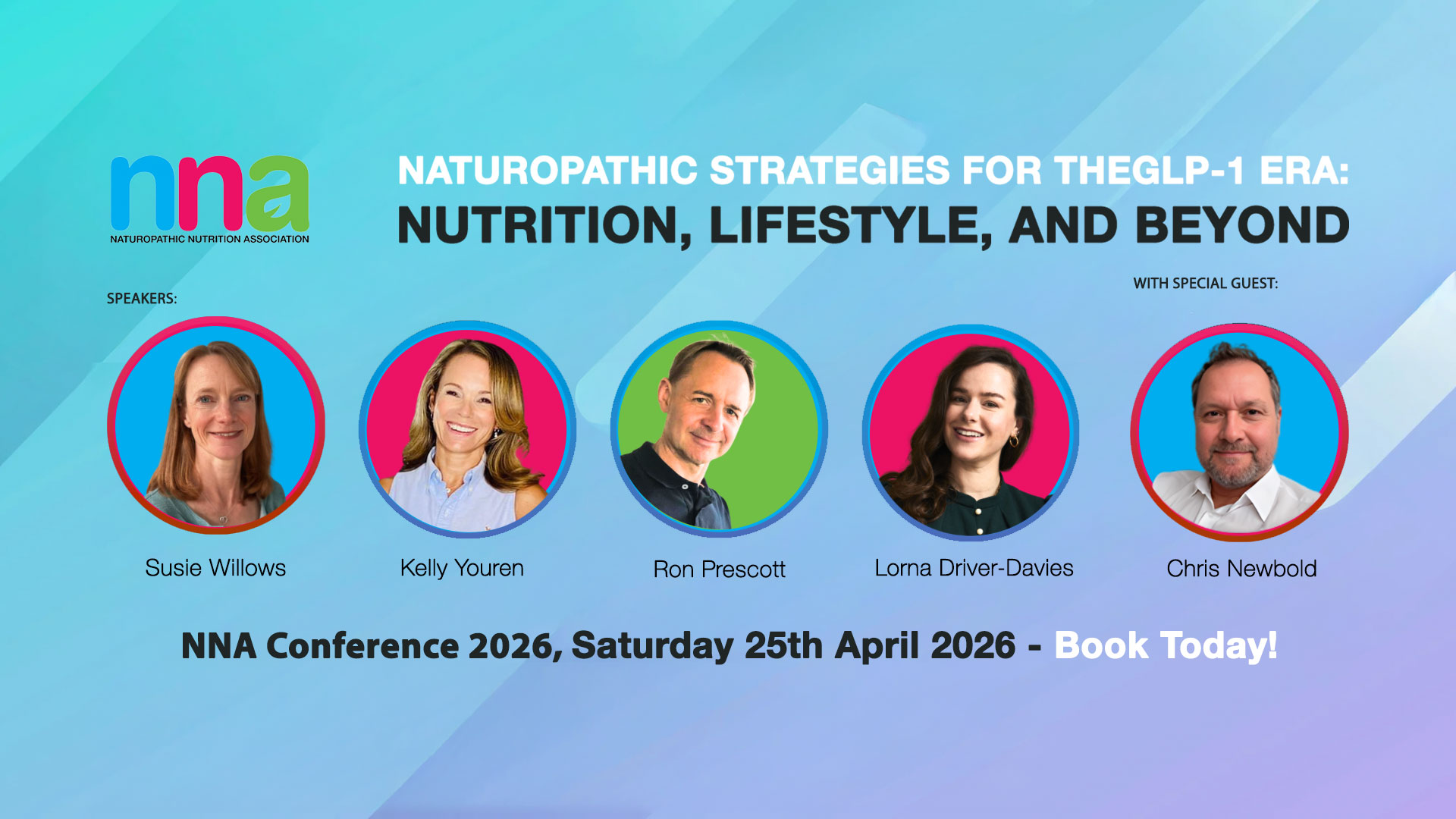  NNA Conference 2026 - Naturopathic Strategies for the GLP-1 Era: Nutrition, Lifestyle and Beyond